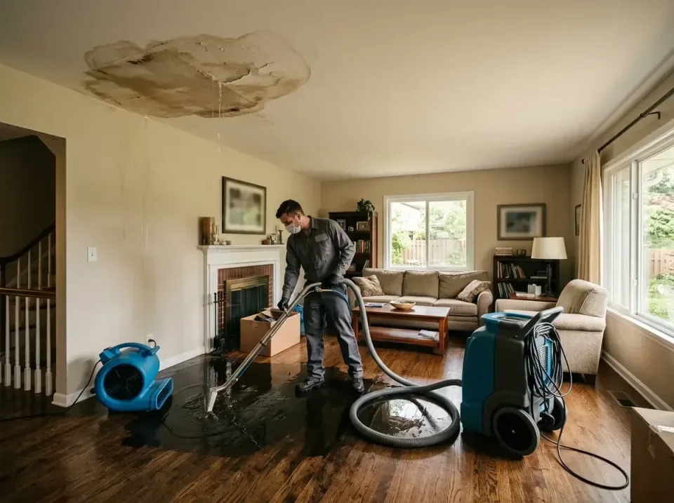 attic-pipe-burst-ceiling-drip-008 — frequently asked questions, Water Damage Restoration & Carpet Care in Parksdale, CA